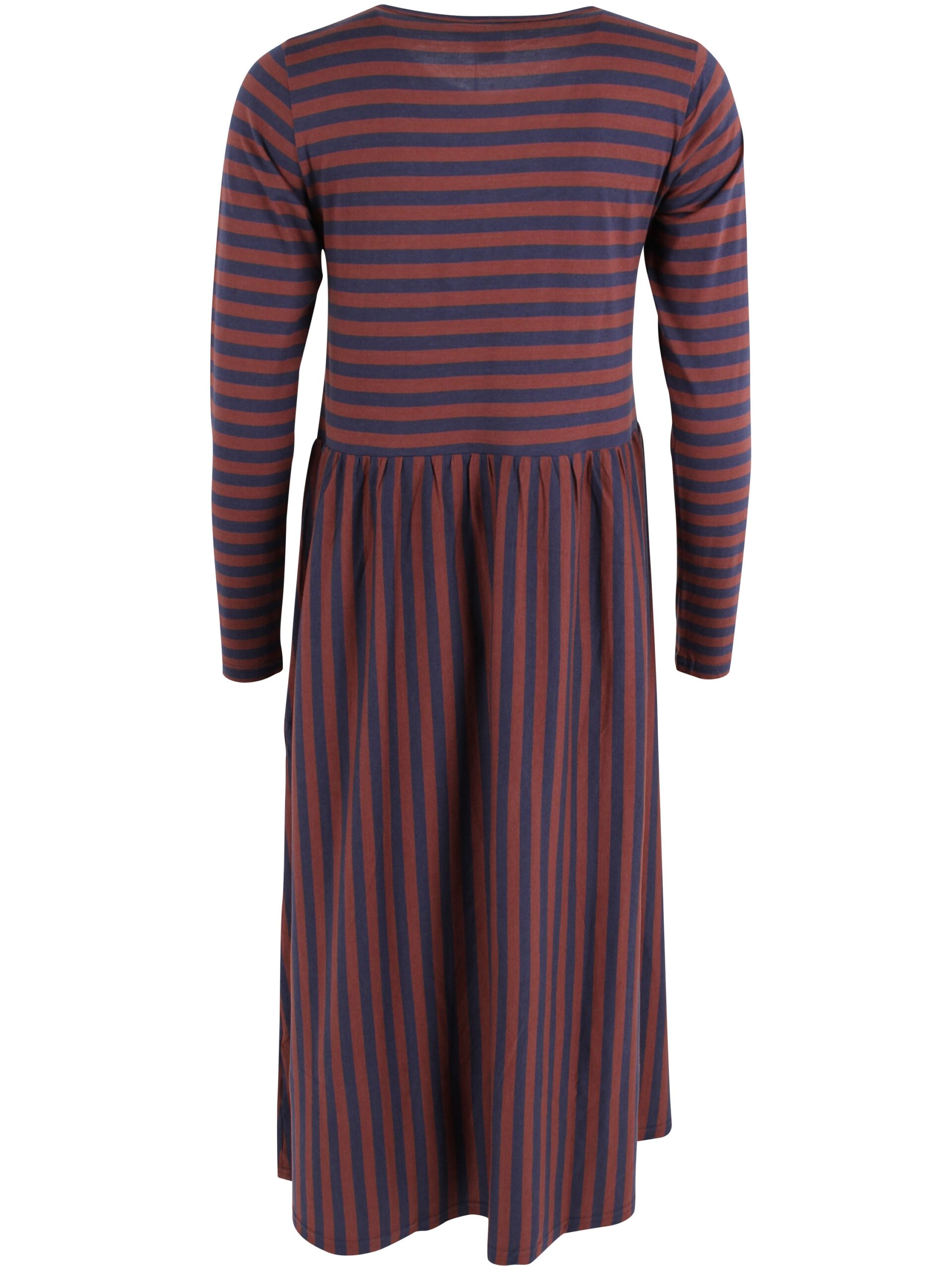 Kleid danekroeyer in den Farben rost und blau Streifen von Danefae - Image 2