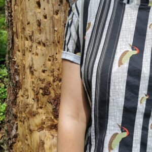 T-Shirt Specht mit streifen von Fräulein Prusselise