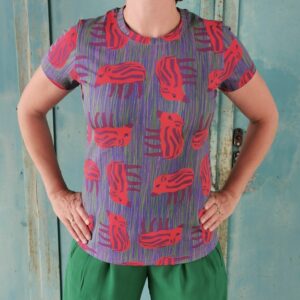 Alternative view of T-Shirt wilde Wutz orange von Fräulein Prusselise