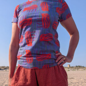 T-Shirt wilde Wutz orange von Fräulein Prusselise