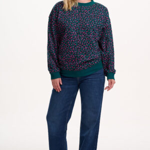 Alternative view of Eadie Sweatshirt Tupfen türkis/pink/schwarz von Sugarhill