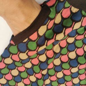 Weicher Rock im Vase Muster in den Farben schwarz und multicolor von About Betty